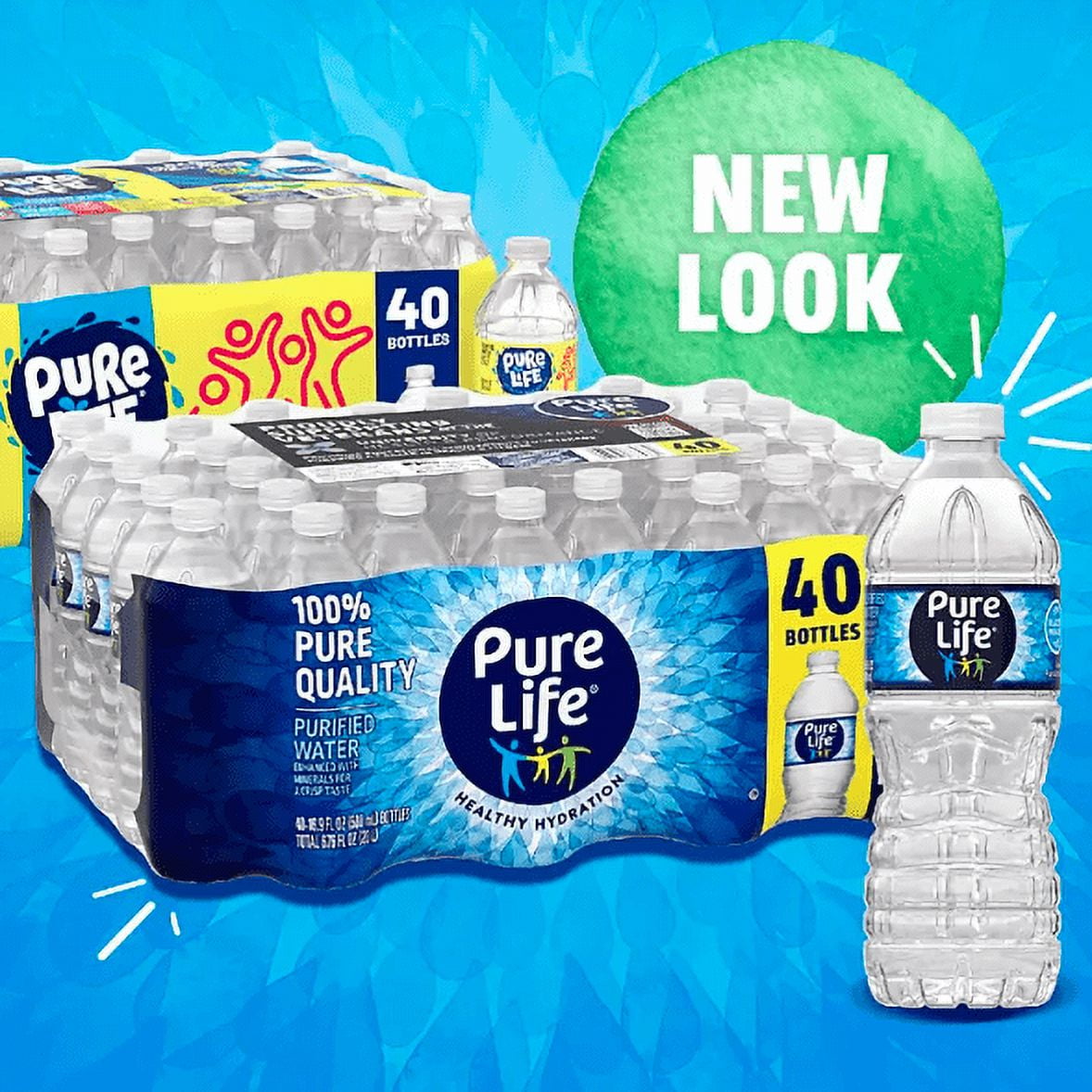 Pure Life Purified Mineral Water 16.9 oz. 40 count