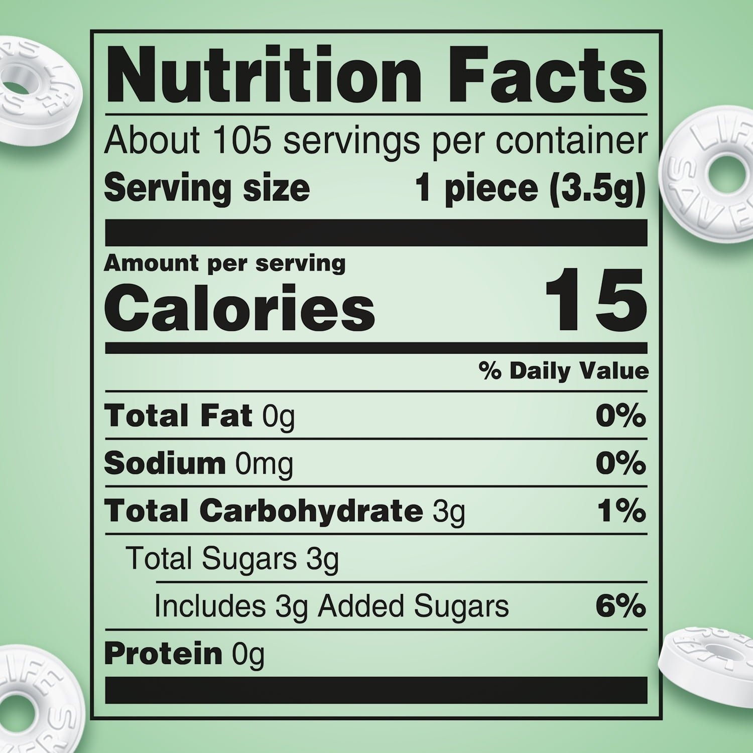 Life Savers Wint-O-Green Breath Mints Hard Candy, Sharing Size - 13 oz