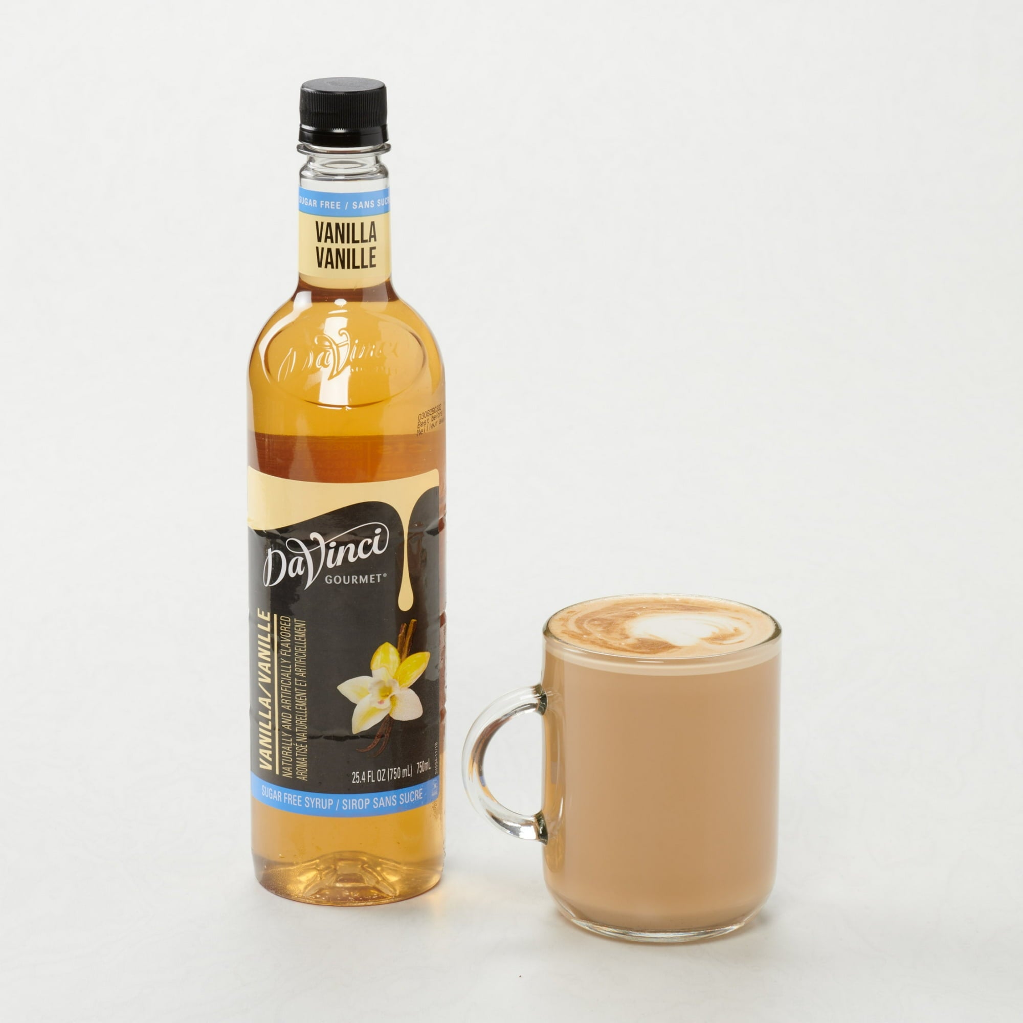 DaVinci Gourmet Sugar-Free Vanilla Syrup, 25.4 Fluid Ounces (Pack of 1)