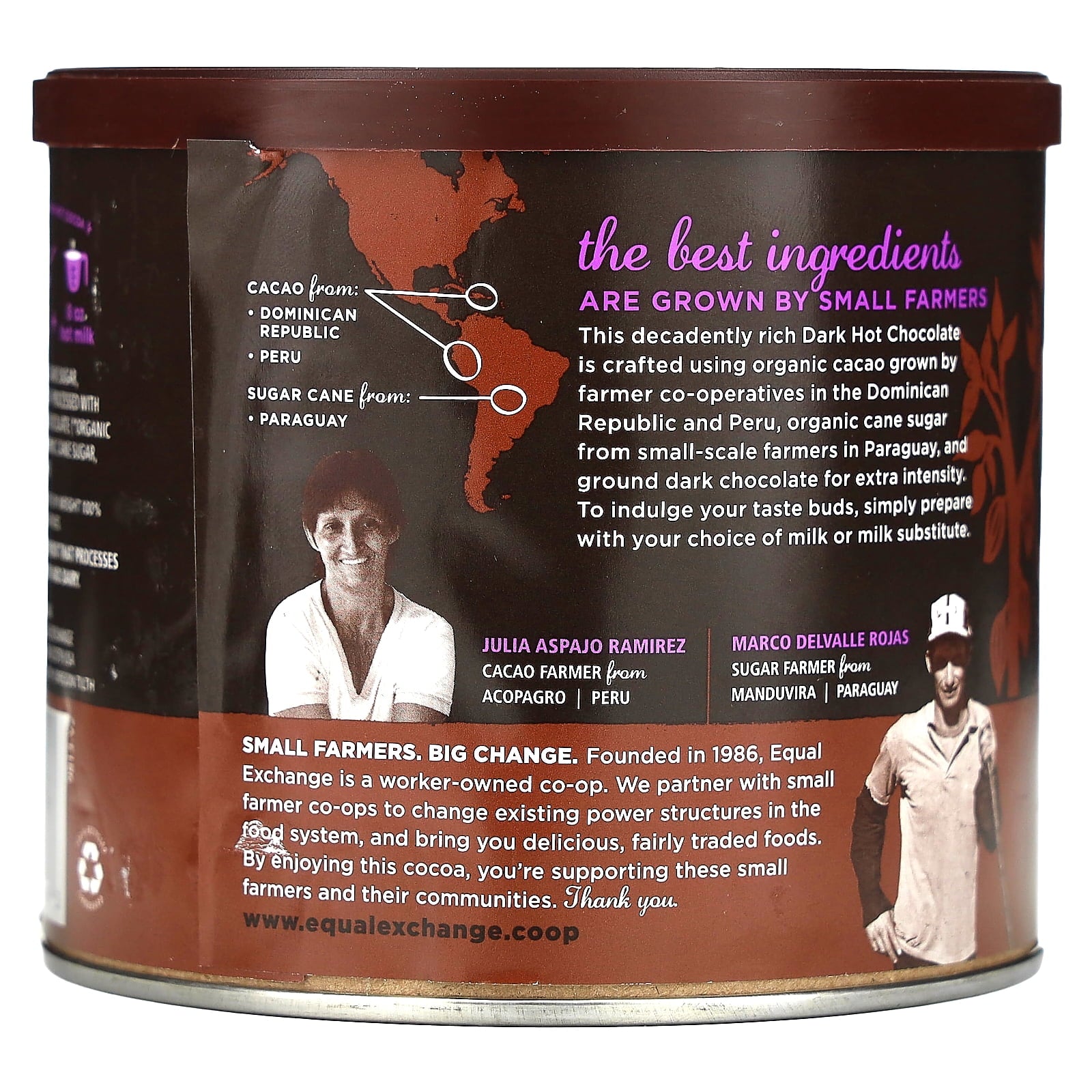 Equal Exchange Organicanic Dark Hot Cocoa, 12 oz