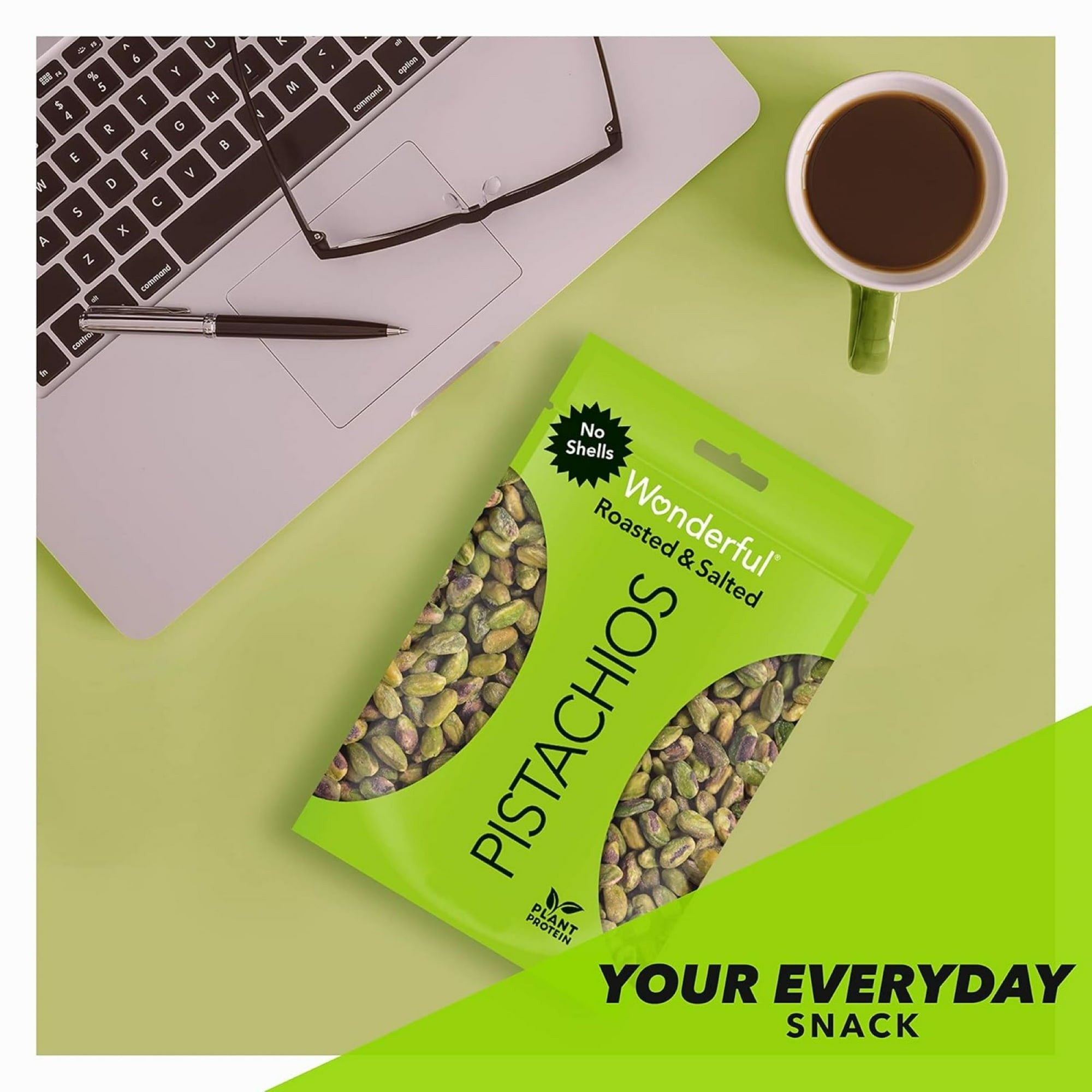 Wonderful Pistachios No Shells Roasted & Salted Nuts, 6 Ounce Bag