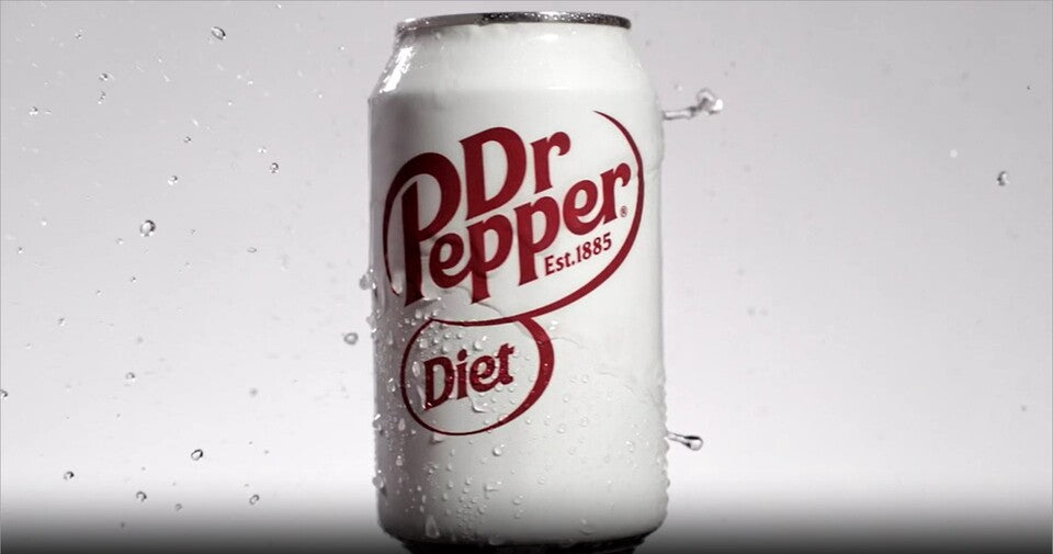 Diet Dr Pepper Soda Pop, 12 fl