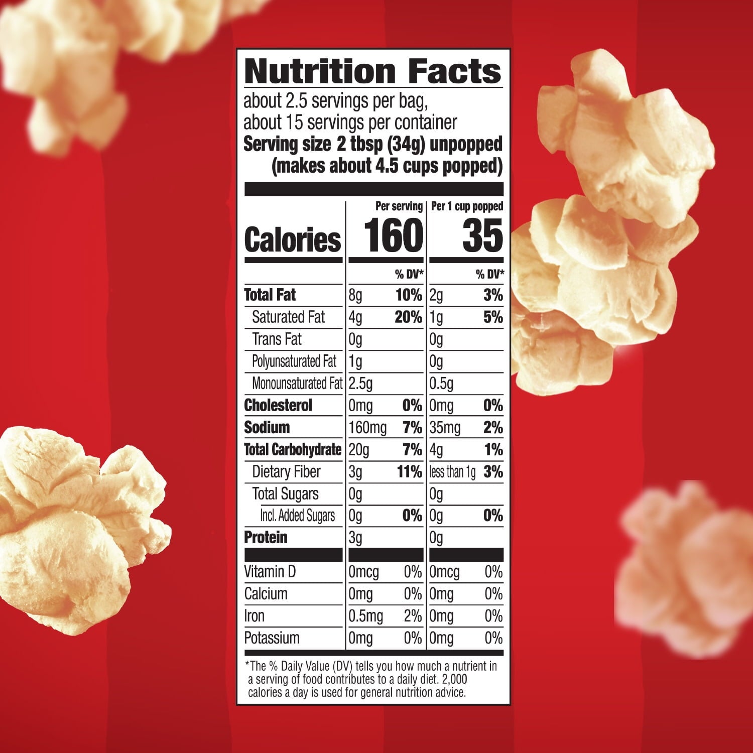 Orville Redenbacher’s Microwave Popcorn, Kettle Corn, 3.3 oz., 6-Count
